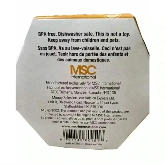 Joie Ceramic Charming Honey Jar & Bee Stir BPA Free - Picture 3 of 3